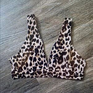 Leopard Print Bra